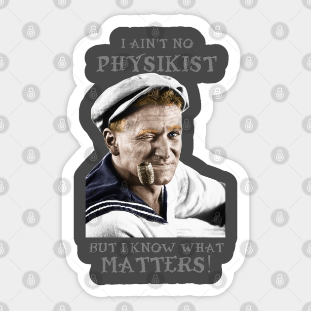 POPEYE - PHYSIKIST Sticker by MacBain